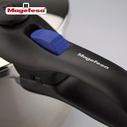 MageFesa® Favorit super-rápido e fácil de usar panela de pressão, 6,3 quart, 18/10 aço inoxidável, adequado