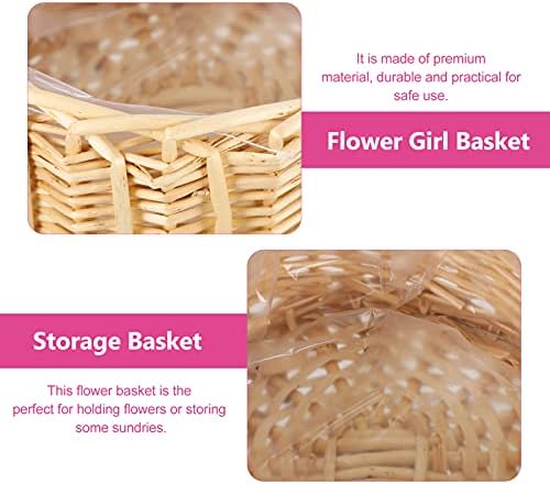 Toyandona Decor floral 1pc cesto de flores de casamento mini flor de cesta de cestas de cestas