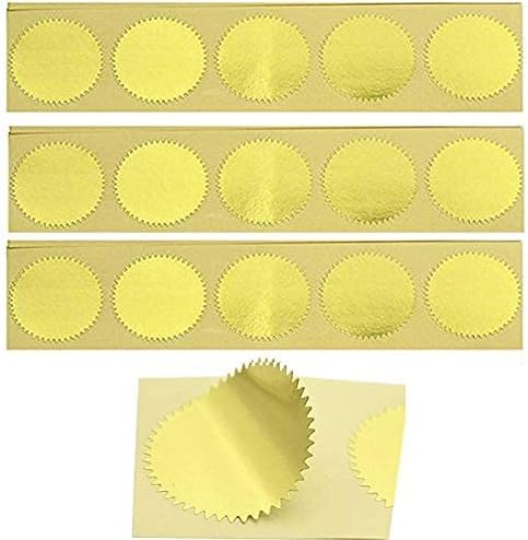 Adesivos de gravação em maquim de ouro em branco MDLG 1000