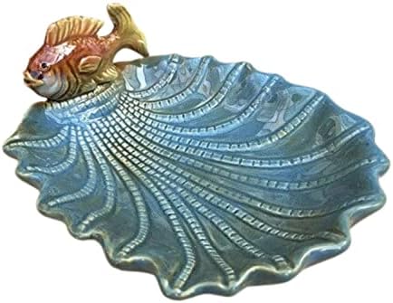 Sabonete de cerâmica de peixe - Linda loja de chuveiro de porta de chá de animais Esponjas de sabonetes de