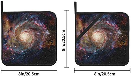 Galaxy Nebula Elements Esta imagem mobiliada almofadas quentes para o suporte de panela resistente ao calor