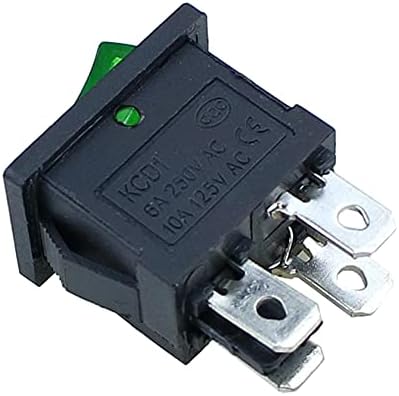 KQOO 1PCS KCD1 Rocker Switch Power Switch 4pin On-off 6A/10A 250V/125V CA RED AMARELA AMARELA VERMELHA BULTIM