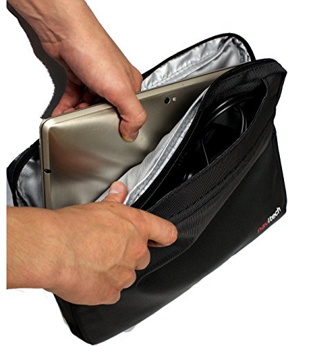 Navitech preto de 11,6 polegadas de laptop / notebook / Ultrabook Case / bolsa compatível com o Acer Aspire V5-123