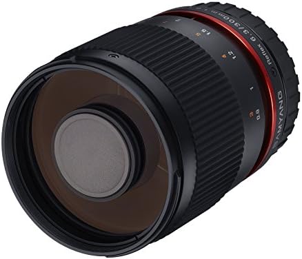 Samyang sy300m-e-bk 300mm f6.3 Lente espelho para câmeras de lente intercambiável da Sony Nex Mirrorless-E-Mount