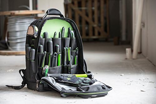 Greenlee 0158-26 Backpack de ferramentas profissionais, preto