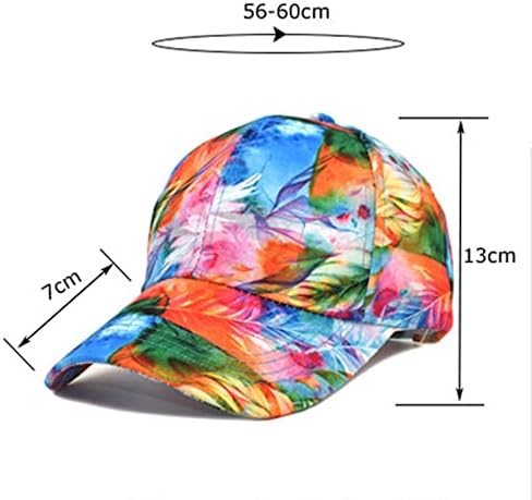 TIY Dye Hat Baseball Cap da moda sem construção de verão respirável algodão esportivo ajustável Hat