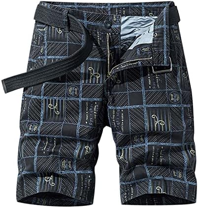 Shorts masculinos Multi Pocket Camar Classic Relaxed Fit Cargo calça curta Sobra de pesca Caminhada de