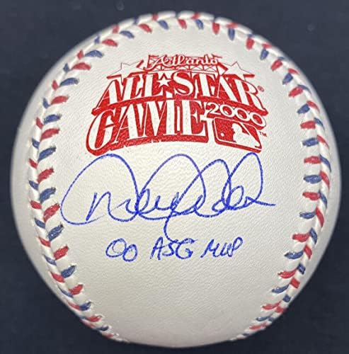 Derek Jeter 00 ASG MVP assinou 2000 Logo do All Star Game Baseball MLB Holo - bolas de beisebol autografadas