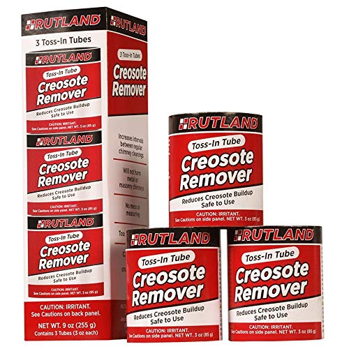 Removedor de Creosote de produtos Rutland, 3 oz. Toss-in-in
