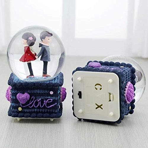 N/A Music Box Lovers Crystal Ball Box Box Craft Home Desktop Decoration Wedding