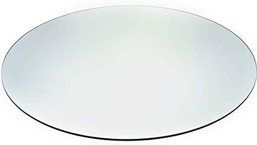 Tampo de mesa de vidro com temperamento direto de temperamento direto audiovisual com borda arredondada de 5/16 de espessura