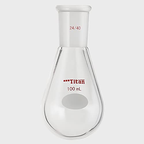 Flash de recuperação de 100 ml de adamas-beta evaporador rotativo pescoço único com junta 24/40, vidro