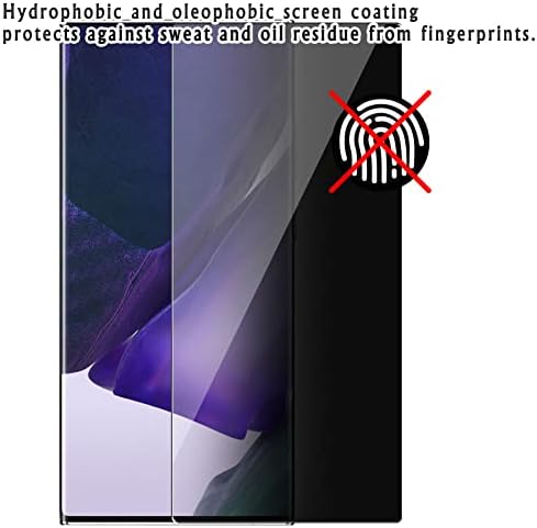 Protetor de tela de privacidade VAXSON, compatível com Hotwav R5 10.1 Tablet Anti -Spy Film Protectors Stick [não tempered vidro]