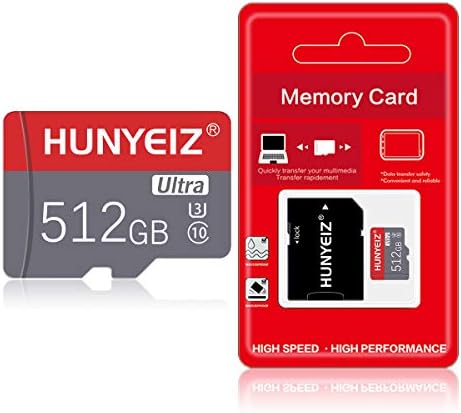 512 GB Micro SD Classe 10 Cartão de memória de alta velocidade para câmeras TF Card para computador,