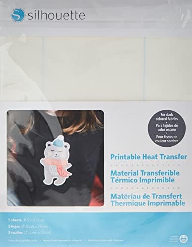 Material de transferência de calor imprimível em silhueta de impressão a calor-dk para tecidos escuros