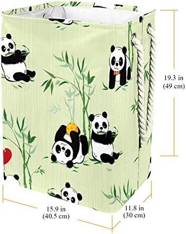 Pandas e plantas de bambu unicey