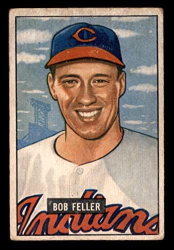 1951 Bowman 30 Bob Feller Cleveland índios bons índios