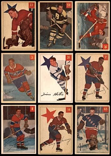 1954-55 Parkhurst Hockey Complete Conjunto GD+