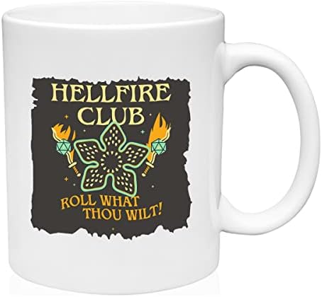 Camisas de estilo de vida e grafix engraçadas canecas Hellfire Club Coffee Caneca Funny Gag Presentes