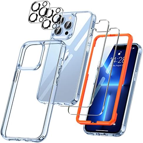 UnikeMe ???? ????????? [5 em 1] Projetado para iPhone 13 Pro Case 6,1 polegadas, com 2 protetor de tela de