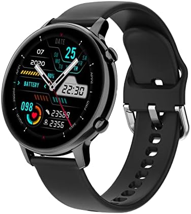 Yiisu Smart Watch com chamadas Bluetooth, relógio de fitness com freqüência cardíaca, pressão arterial, temperatura do sono, incorporada em grande memória, 1.28 Inc