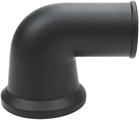 Alumínio do pescoço de água Habitação de termostato compatível com SBC BBC Chevy 327 350 396 454 Motores 90 ° Giratório Chevy Water Pesh Black preto preto