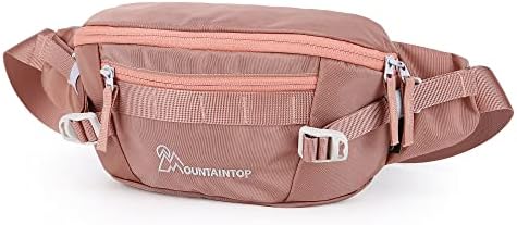 Mountaintop Fanny Pack Pack Crossbody Bag Bag Pack Hip Bum Bag com alça ajustável para treinar