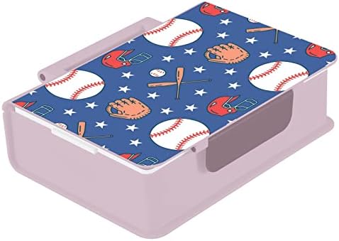 MCHIVER Baseball Softball Sport Bento Box Lunch Bow