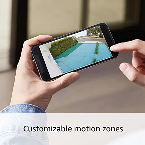 Anel Spotlight Cam Pro, plug-in | Detecção de movimento 3D, conversa de mão dupla com áudio+e wifi de