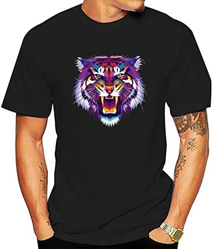 Ferro em decalques para camisetas 5 PCs Tigre Lion Diy Transferência