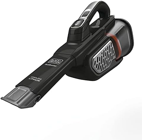 Black+Decker Dustbuster handheld A vácuo, sem fio, AdvancedClean+, preto com filtro de substituição