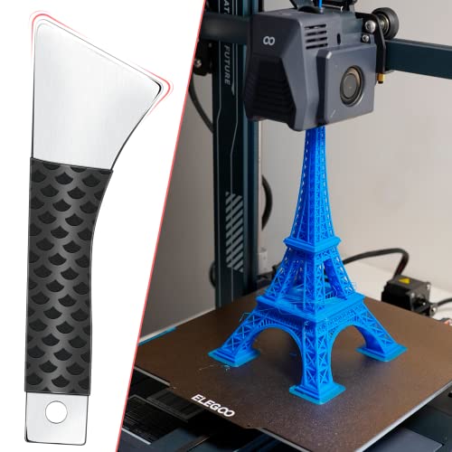 Evoultes Atualizada Spatula da impressora 3D, raspador de impressora 3D de metal inoxidável