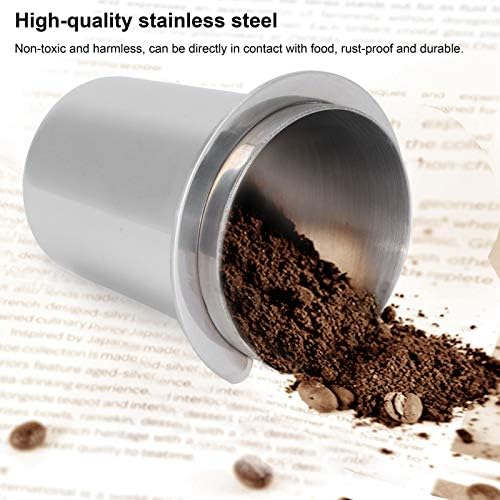 Xícara de dosagem de café em aço inoxidável, distribuidor de café de 51 mm de café farejando caneca caneca