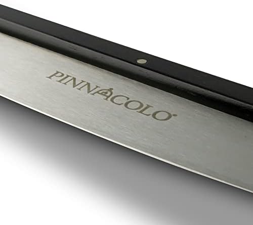 Cutador de balancim de pinnacolo de 20 polegadas com tampa de madeira - lâmina de aço inoxidável premium para