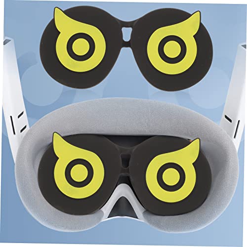 Fones de ouvido doiTool Ear Piece 2pcs Protetor anti-arranhão compatível para almofada de almofada Pico Pico Lens Amarelo Lens VR Compatível com Acessórios VR Pico VR Acessórios VR Acessórios