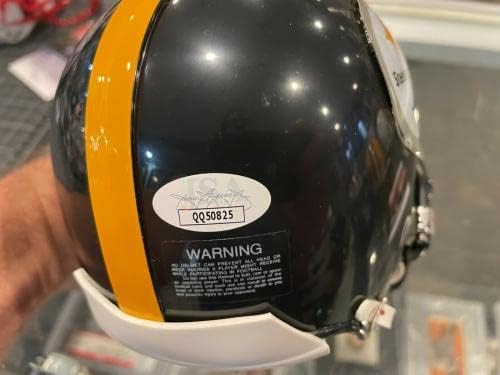 Demontti Dawson Pittsburgh Steelers assinou mini capacete JSA - Mini capacetes da NFL autografados