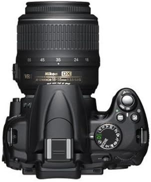 Nikon D5000 Appareil Photo Numérique Reflex 12.3 Kit Objectif Af-S DX VR 18-55 mm noir