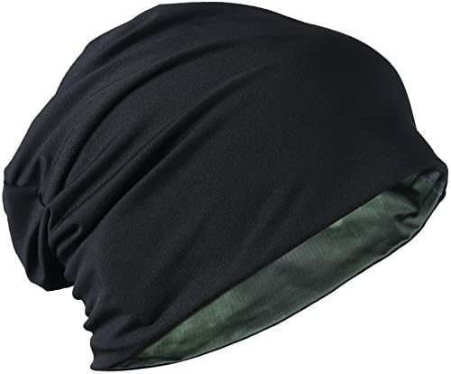 Chapéus de gorro reversível e reversível para homens para homens, correndo Sweat Wicking e Rick Dry