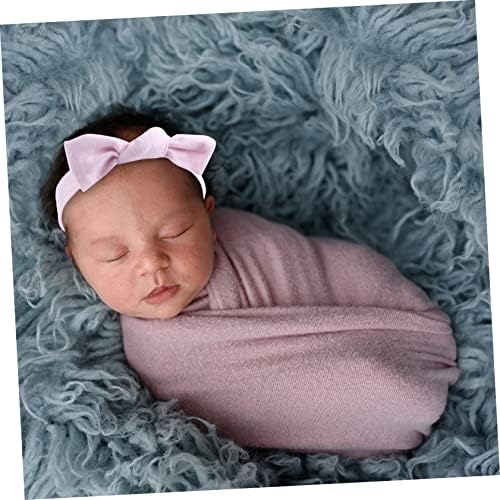 Toyvian 1 set Baby Blanket embrulhando recém -nascido manta de cabeça para a cabeça do figurino