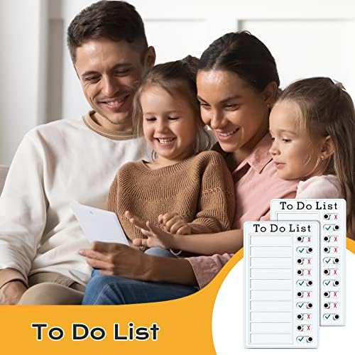 6 PCS Chart Chart para crianças Lista de verificação Listar listar plástico infantil lista de verificação