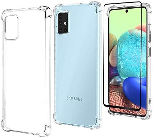 HnHygete Samsung A71 5G Caso, Samsung Galaxy A71 5G Case, com protetor de tela, Casos de proteção à proteção de