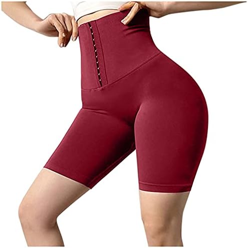 Calça short short shorts bblulu para mulheres corset coxa traje de cintura de canto do treinador de peso short