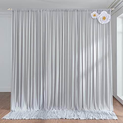 Cortina de cortina de pano de fundo lasca de 10x10 pés de espessura cortinas de casamento de festas para festas de aniversário para chá de bebê