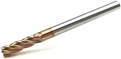 Cortador de moagem de superfície 6mm 4 flauta HRC55 Mills de tungstênio com revestimento de liga