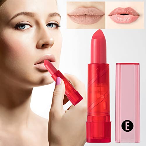 Lip Gloss Packaging Alteração de cor de batom hidratante e hidratante, alteração de cor, alteração