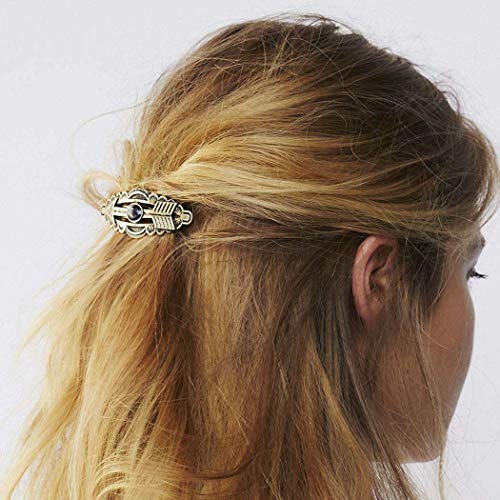 Yean Cabelo vintage Clipe de metal barrettes de cabelo elegante para mulheres e meninas