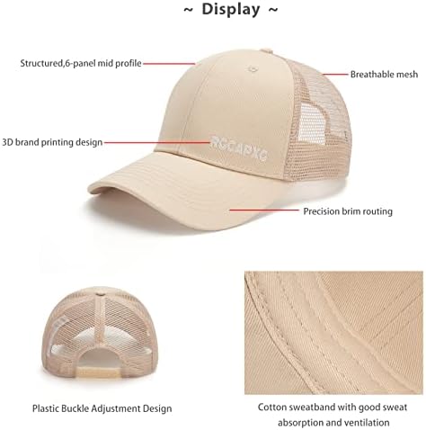 Chapéu de caminhoneiro Classificação ajustável Mesh-Mesh-back-backtable Baseball Cap perfil de algodão Homem homem Mulheres Papai Hat Plain