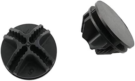 Youliang 20pcs Black Grid Cube Organizador Conector Plástico Haste Painéis de arame de aço Conectores de montagem para estadias de armazenamento de armário Rack de sapatos