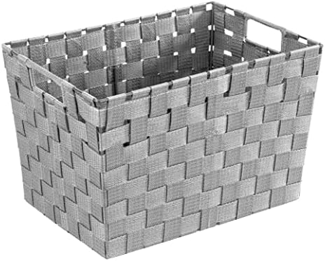Wenko Storage Basket Adria tamanho m em cinza, pp, 35 x 25,5 x 22 cm