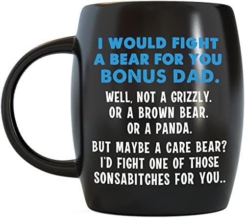 Eu lutaria com um urso para você bônus para incríveis padrastos do grande padrasto da esposa, filho,